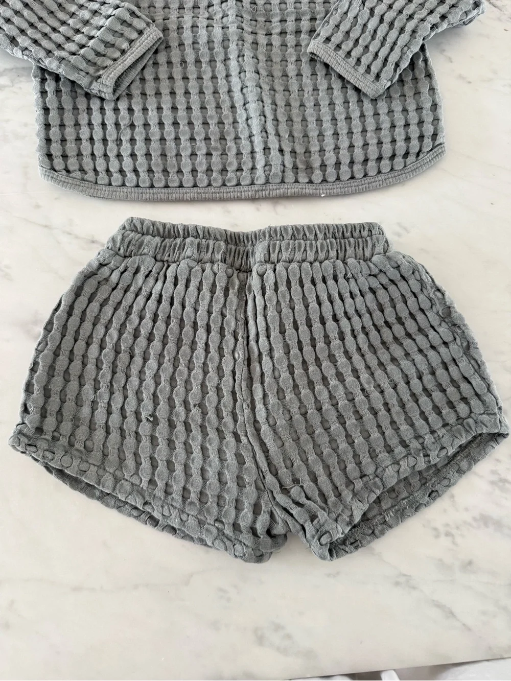 Quincy Mae Flynn Set - Dusty Blue